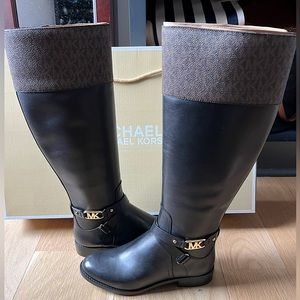NWT Michael Kors Kincaid boot - black/brown size 6.5